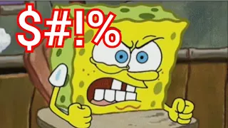 Spongebob Squarepants Swearing On Camera *Uncensored* 2022 re-upload