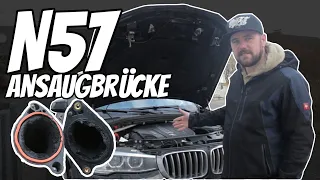 BMW N57 Ansaugbrücke ausbauen reinigen | 30d 35d 40d 335d 435d 535d 330d 430d 530d 640d 740d X3 X4