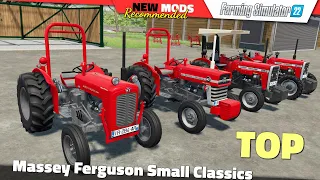 FS22 | Massey Ferguson Small Classics [UPDATE] - Farming Simulator 22 New Mods Review 2K60
