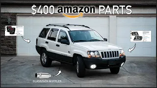 $400 of AMAZON PARTS vs. JEEP WJ Grand Cherokee (Looks & Sounds BEAST)