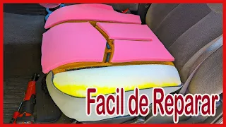 Reparar Espuma de asiento de chofer  -Reparacion facil