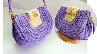 Crochet bag with a new and exclusive design - beautiful and elegant