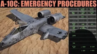 A-10C Warthog: Emergency Failure Procedures Fun Tutorial | DCS WORLD