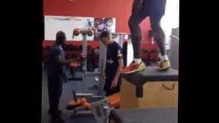 Dwain Chambers Box Jumps!