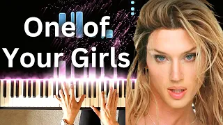 One Of Your Girls Troye Sivan - Piano Cover