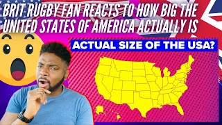 🇬🇧 BRIT Rugby Fan Reacts To How BIG The USA Actually Is - Absolutely ENORMOUS!