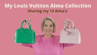 My Louis Vuitton Alma Collection- 13 Alma's!