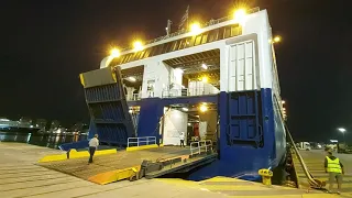 Blue Star 1 (Blue Star Ferries): Αναχώρηση από το λιμάνι του Πειραιά!! // Departure from Piraeus!!