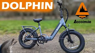 Accolmile Dolphin - un puissant vélo electrique pliable avec gachette d'accelerateur !