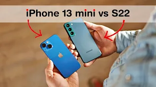 Samsung S22 vs iPhone 13 Mini : NON HO PAROLE.