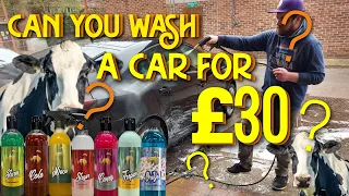 MadCow Detailing Products Are They  Good or the Worst iv ever used ? Average Joe Carwash For £30 |