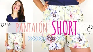 Cómo hacer un PANTALÓN SHORT fácil y sin patrones! - Pantalón short holgado DIY