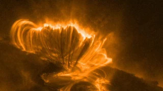 An X Class Flare Region on the Sun