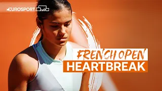 Emma Raducanu's French Open dream ended by Sasnovich | 2022 Roland Garros | Eurosport