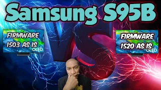 Samsung S95B Firmware 1503 vs 1520 No Picture Settings Changes - SDR, HDR, HLG, & Both Game Modes