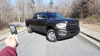 2022 Ram 2500 Laramie Sport MegaCab: Start Up, Test Drive, POV, Walkaround and Review