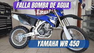 Yamaha WR 450 Cambio Retenes Bomba de agua