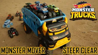 STEER CLEAR MONSTER MOVER REVIEW Hot Wheels Monster Trucks Hauler/Carrying Case - GGB64