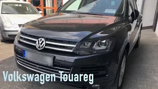 Volkswagen Touareg 3.0 с перекрашенным кузовом.