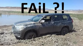 Fail in Water Dam. Explore Abandoned Mountains. Toyota Land Cruiser 150. Scenic 4x4 Adventures