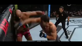 Romero and Costa Knock each other Down inside 10 seconds