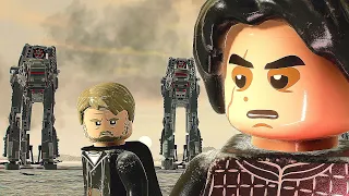 Luke Skywalker vs Kylo Ren | The Last Jedi | LEGO Star Wars The Skywalker Saga