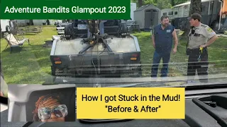 Stuck in Mud  |  Adventure Bandits Glampout 2023  | #rv #vanlife #ohio #camping #stuckinmud