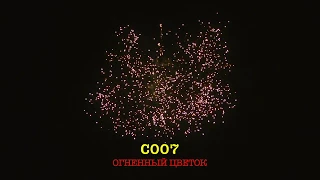 С007 ОГНЕННЫЙ ЦВЕТОК (49 залпов, 0.8")