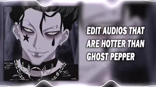 Edit audios that are hotter than ghost pepper 🥵🥵