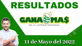 Loteria Gana Mas 2:30 PM Miércoles 11 de Mayo del 2022