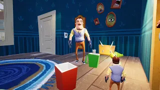 Привет Сосед шок контент в игре Hello Neighbor такого ещё не было