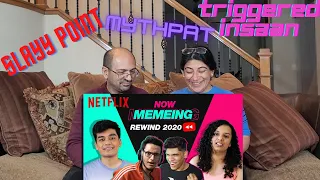@Slayy Point's Last Now Memeing Episode ft. @Triggered Insaan & @Mythpat | Netflix India | Reaction🤣