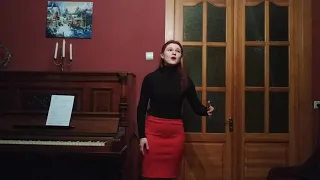 Молорова Анастасiя - Українська народна пісня «Ой вербо, вербо» (acapella)