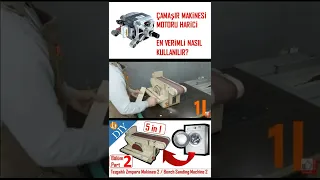 Zımpara makinasi yapımı #shorts #fikretrakıcı #camasirmakinasimotoruharicikullanim