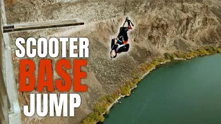 BASE Jump on Scooter | Clayton Lindley