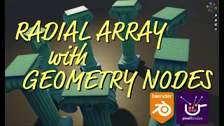 Blender | Radial Array with Geometry Nodes