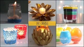 6 Easy and Beautiful DIY Candles | Useful things | Compilation