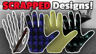 Every SCRAPPED Glove Design That Was NEVER RELEASED! | Slap Battles