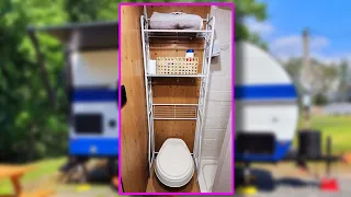 Over Toilet Storage for Sun Lite 16BH Travel Trailer