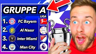 Champions League - ABER NUR 1 VEREIN pro LIGA! ⭐️🌍