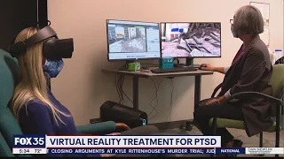 Virtual reality treatment for PTSD