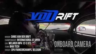 CRASH! - McLaren MP4 12-C - Onboard Camera - Spa Francorchamps - Chris van der Drift