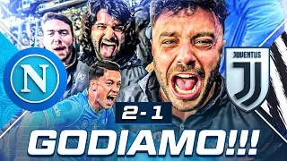 💦 GODIAMOOO!!! NAPOLI 2-1 JUVENTUS | LIVE REACTION NAPOLETANI AL MARADONA HD