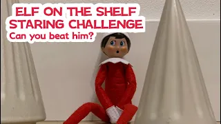 Elf On The Shelf STARING Challenge!