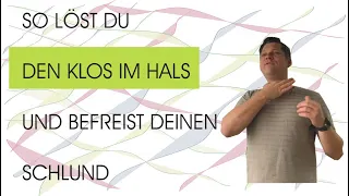 So löst du den Klos im Hals, befreie deine Schlundmuskulatur