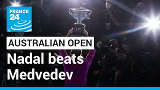 Australian Open: Rafael Nadal wins record-breaking 21st grand slam • FRANCE 24 English