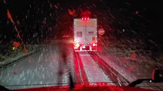 Eastbound I-70 in Utah. Could Not Help Myself Had to Take Another Mtn Summit.. Winter Wonderland!!