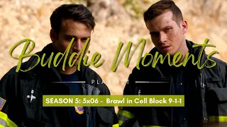 Eddie and Buck are threatened by two inmates that have taken them hostage | 5x06