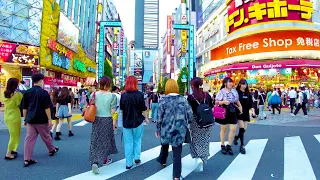 Shinjuku in Tokyo is a city with power ♪💖🐶4K ASMR non-stop 1 hour 05 minutes