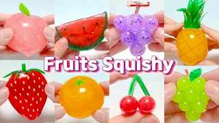 Fruits Squishy🍑🍉🍇🍍🍓🍊🍒DIY with Nano Tape Compilation✨Part1✨과일 말랑이 모아보기 1탄